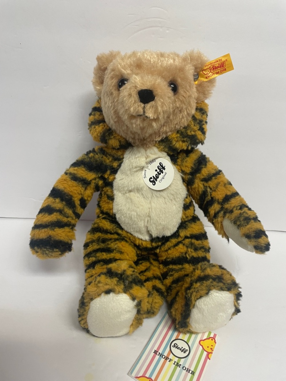 Steiff Original Teddy Bear with Hoodie Costume "Year of the Tiger" Plush NEW